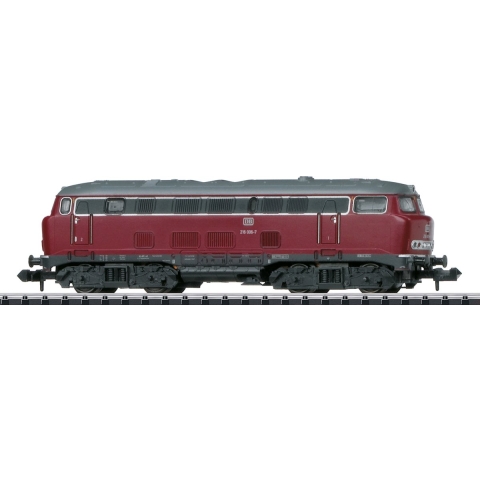MiniTrix Hobby 16166 N diesellocomotief 216 006-7 „Lollo” van de DB