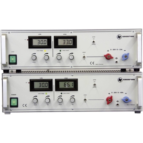 Statron 3656.1 Labvoeding, regelbaar 0 - 30 V/DC 0 - 66 A 1980 W Aantal uitgangen: 1 x