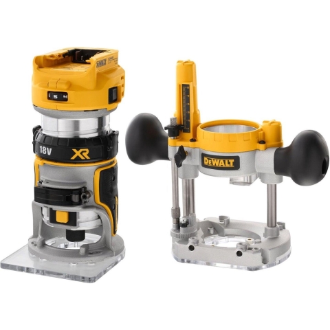 DeWalt DCW604N | Accu bovenfrees/kantenfrees Body | 18V | zonder accu&apos;s en lader - DCW604N-XJ