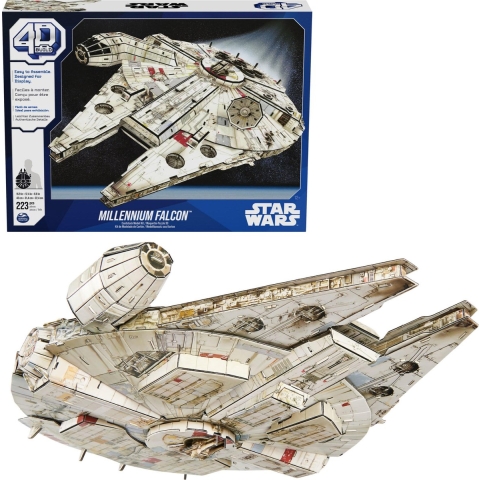 Spin Masters Star Wars 4d Build: Millennium Falcon 3d-puzzel