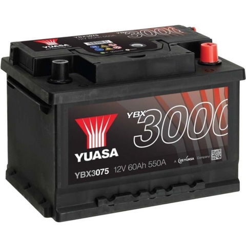 Yuasa SMF YBX3075 Autoaccu 60 Ah Pooltype: T1
