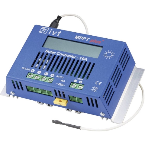 IVT MPPTplus 20A Laadregelaar voor zonne-energie MPPT 12 V, 24 V 20 A