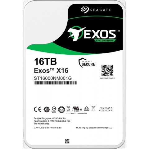 Exos X16 16 TB Harde schijf