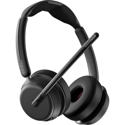 EPOS Impact 1061 On Ear headset Computer Bluetooth Stereo Zwart Headset, Incl. oplaad- en dockingstation