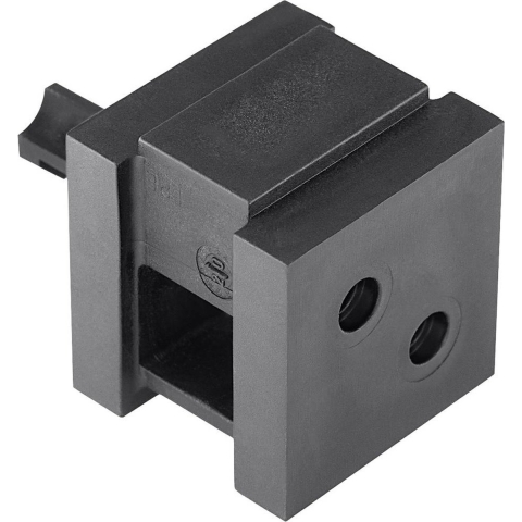 HellermannTyton VP-S_2/4-5_Ins-dbl-PL-BK (20) Dubbele doorvoertule Halogeenvrij Kunststof Zwart 20 stuk(s)