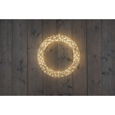 56CMX6CM KRANS WIT 1200LED WARM WIT - 5M AANLOOPSNOER - ON / DIMMER / 8/16H TIMER / OFF IP44 TRAFO - Anna's Collection