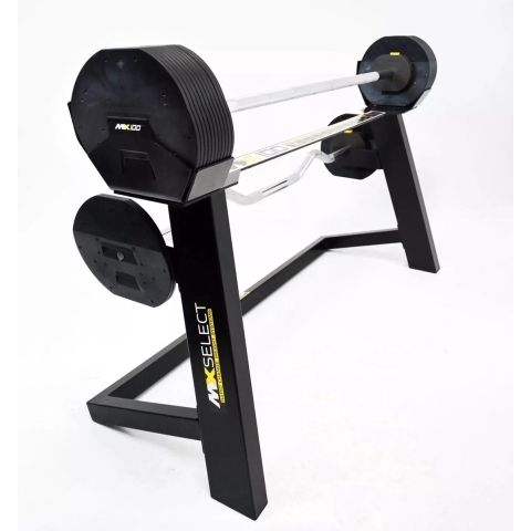 Tunturi MX Select MX100 Verstelbare halterstang en EZ Curl Bar met standaard 45,5 kg
