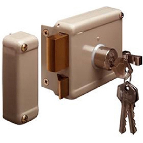 YALE 614-615 Yale oplegslot | 1 toers met losse buitencilinder | DM 50mm | draairichting 1. - 7225106