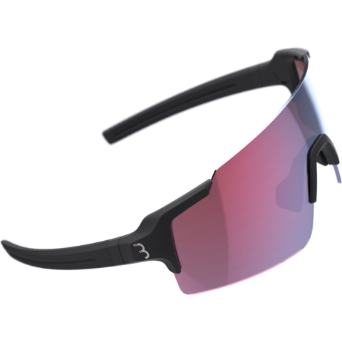 BBB sportbril FullView HC smoke Rode lens mat zwart