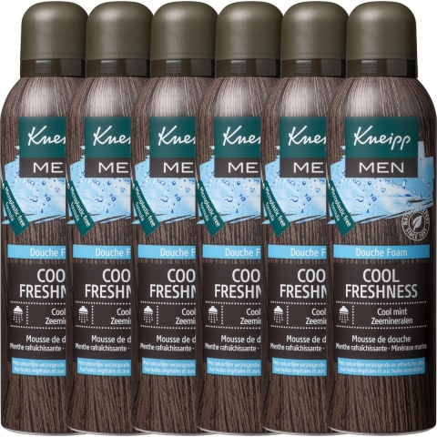 6x Kneipp Douche Foam Cool Freshness 200 ml
