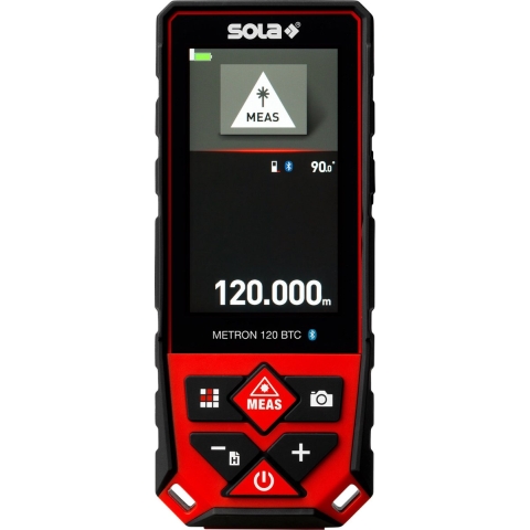 Sola METRON 120 BTC Afstandsmeter In Tas - Bluetooth - 120m - IP65
