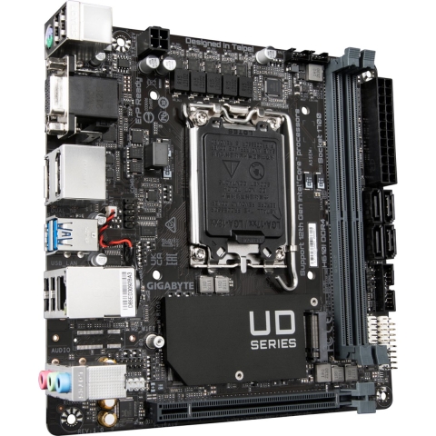 Gigabyte H610I DDR4 Moederbord Socket Intel 1700 Vormfactor Mini-ITX Moederbord chipset Intel® H610 Express