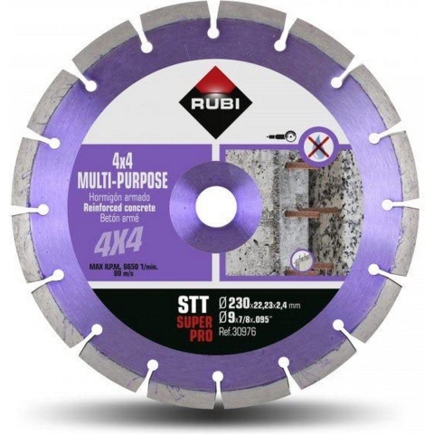Rubi STT 230 mm Super Pro Diamantzaagblad - 30976