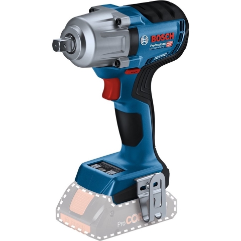 Bosch Blauw GDS 18V-450 PC Accu Slagmoersleutel | 450 Nm | 2 x 4,0 Ah accu + lader | In L-Boxx - 06019K4102