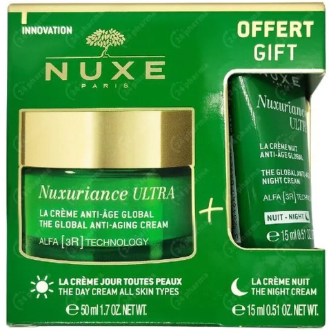 Nuxe Nuxuriance Ultra De Globale Anti-Ageing Crème + De Globale Anti-Ageing Nachtcrème | 50 + 15 ml PROMO