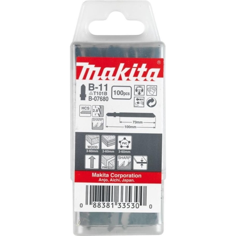 Makita Accessoires Decoupeerzaagblad B11 - B-07680 | 100 stuks - B-07680