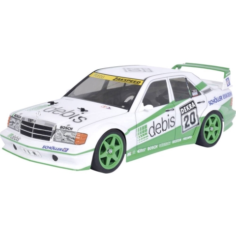 Tamiya 1:10 RC auto Elektro Straatmodel Mercedes Benz 190E debis Zakspeed Brushed 4WD Bouwpakket TT-01E