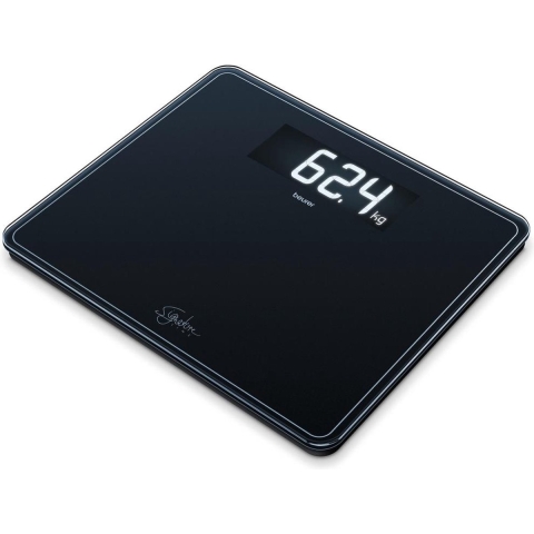Beurer GS 410 Signature Line Digitale personenweegschaal Weegbereik (max.): 200 kg Zwart