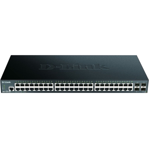 D-Link DGS-1250-52X/E Netwerk switch RJ45/SFP+ 48 + 4 poorten 176 Gbit/s