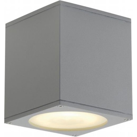 SLV 229554 Big Theo Buitenplafondlamp Halogeen, LED GU10 75 W Zilver-grijs