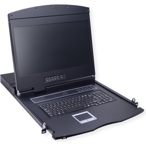 VALUE 19 KVM-switch, 8-poorts, 43 cm (17) TFT (4:3), VGA, USB, toetsenbord indeling Frans (FR)