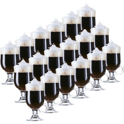 18x Irish Coffee glazen transparant 240 ml Opal -