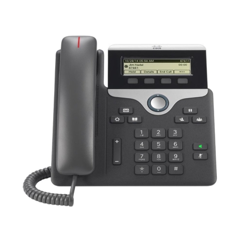 Cisco CP-7811-3PCC-K9= VoIP-systeemtelefoon LC-display Antraciet
