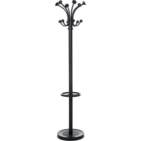 Maul Staande kapstok 9407090 MAULnubis Aantal haken: 20 (Ø x h) 41 cm x 176 cm Staal Zwart 1 stuk(s)