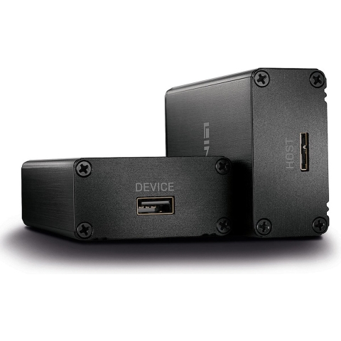 LINDY 42708 USB-extender Micro-USB-B Via glasvezelkabel 350 m