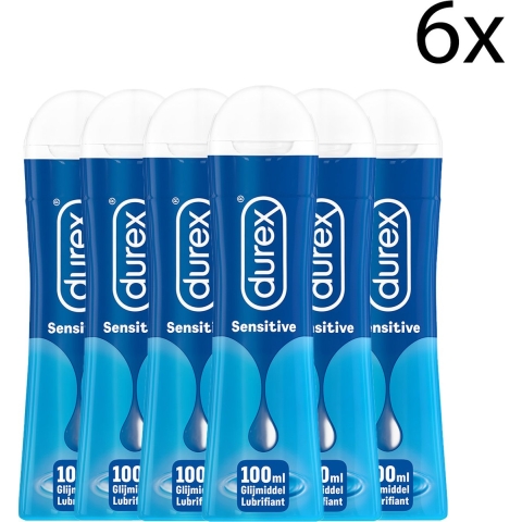 6x Durex Play Glijmiddel Sensitive 100 ml