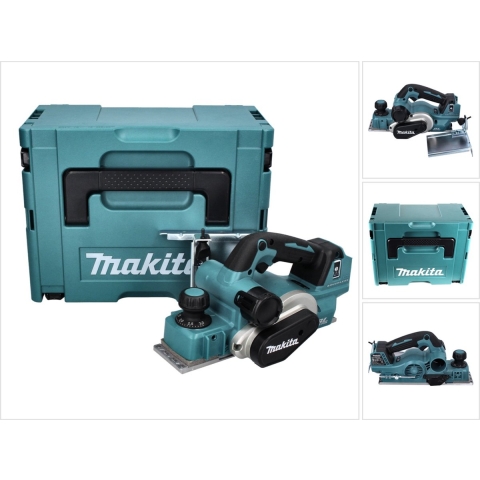 Makita DKP181ZJ Accu-schaafmachine | zonder accu&apos;s en lader - DKP181ZJ