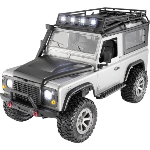 Reely Zilver Brushed 1:16 RC auto Elektro Crawler 4WD RTR 2,4 GHz Incl. accu en lader