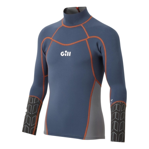 Gill Zenlite Top 1.5 mm junior wetsuit blauw/grijs, JXL (14+ jaar)