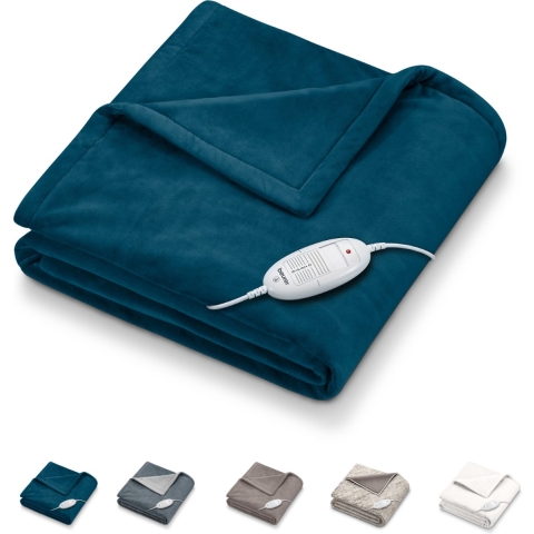 Beurer HD 75 Cosy Ocean Warmtedeken 100 W Oceaanblauw