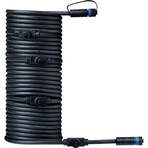 Paulmann PAULMANN 93930 Verlichtingssysteem Plug&Shine 5-voudige verdeler Zwart
