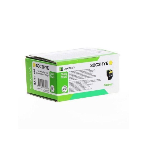 Lexmark Toner CX410de Origineel Geel 3000 bladzijden 80C2HYE