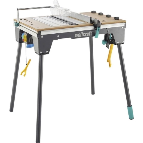 Wolfcraft 6907000 1 master cut 2200 machinetafel 17 kg Zwart, Zilver