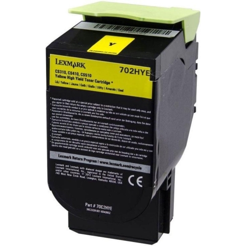 Lexmark Toner CS310dn Origineel Geel 3000 bladzijden 70C2HYE