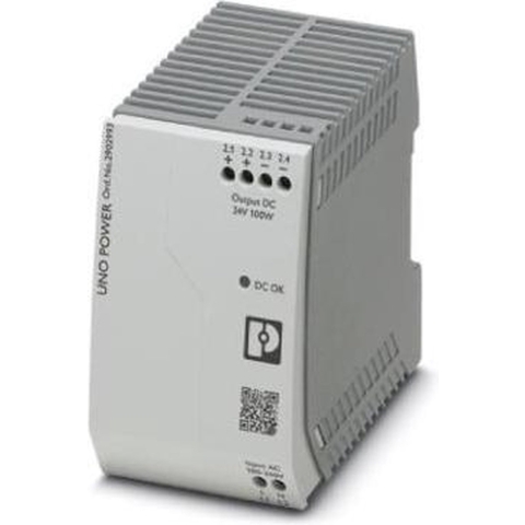 Phoenix Contact UNO-PS/1AC/24DC/100W DIN-rail netvoeding 24 V/DC 4.2 A 100 W Aantal uitgangen: 1 x Inhoud: 1 stuk(s)