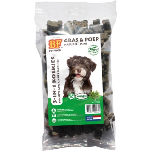 12x BF Petfood 3-in-1 Koekjes Kruiden Mini 200 gr