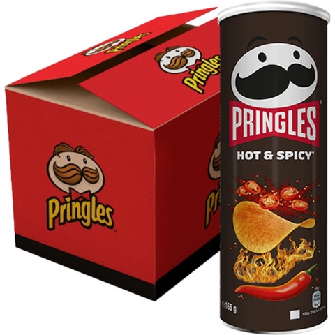 19x Pringles Chips Hot&Spicy 165 gr