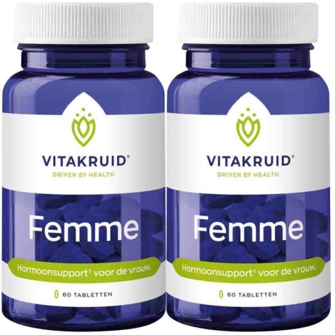 2x Vitakruid Femme 60 tabletten