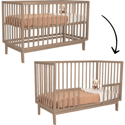 Meegroeiledikant Novi at Home® Lauren 60x120 Taupe