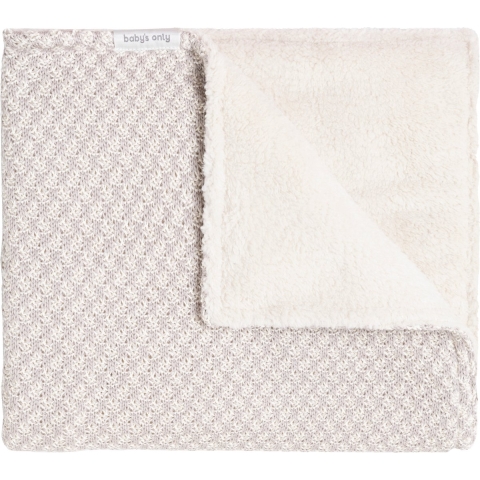 Wiegdeken Baby's Only Happiness Teddy Urban Taupe/Ecru