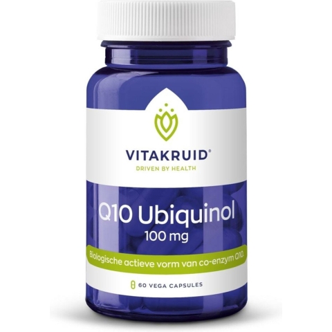 2x Vitakruid Q10 Ubiquinol 100 mg 60 vegacapsules