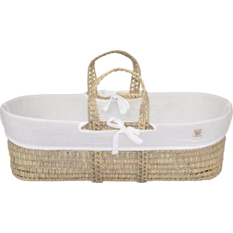 Wieg Mozes Funnababy Incl. Bekledingset Muslin Luxe Off White