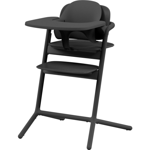 Kinderstoel Cybex Lemo 3-in-1 Stunning Black/Black met Babyset&Eetblad