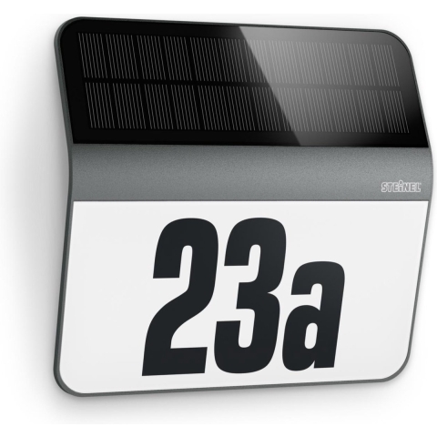 Steinel XSolar LH-N 035730 Huisnummerlamp op zonne-energie 0.03 W Koudwit Antraciet