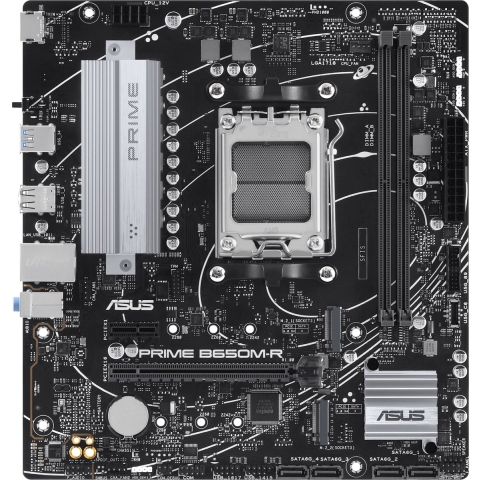Asus PRIME B650M-R Moederbord Socket AMD AM5 Vormfactor Micro-ATX Moederbord chipset AMD® B650