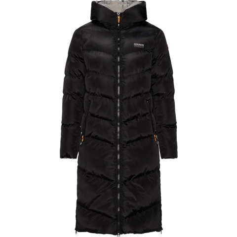 Nordberg Helena puffer winterjas dames zwart, XXL
